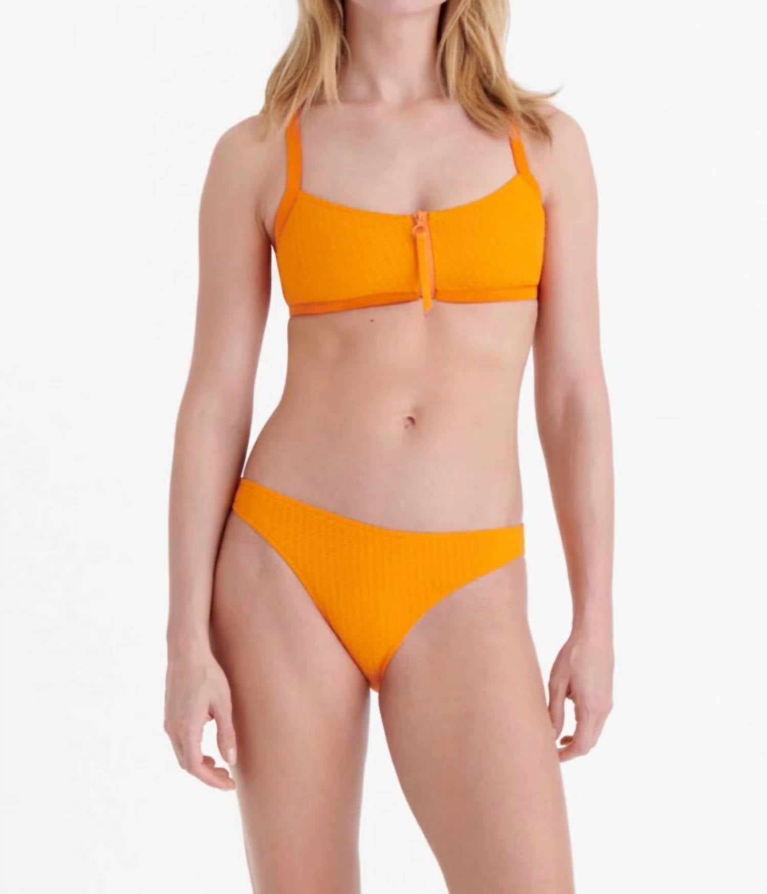 ERES Fame Bralette Bikini Top in kumquat - women's swimwear
