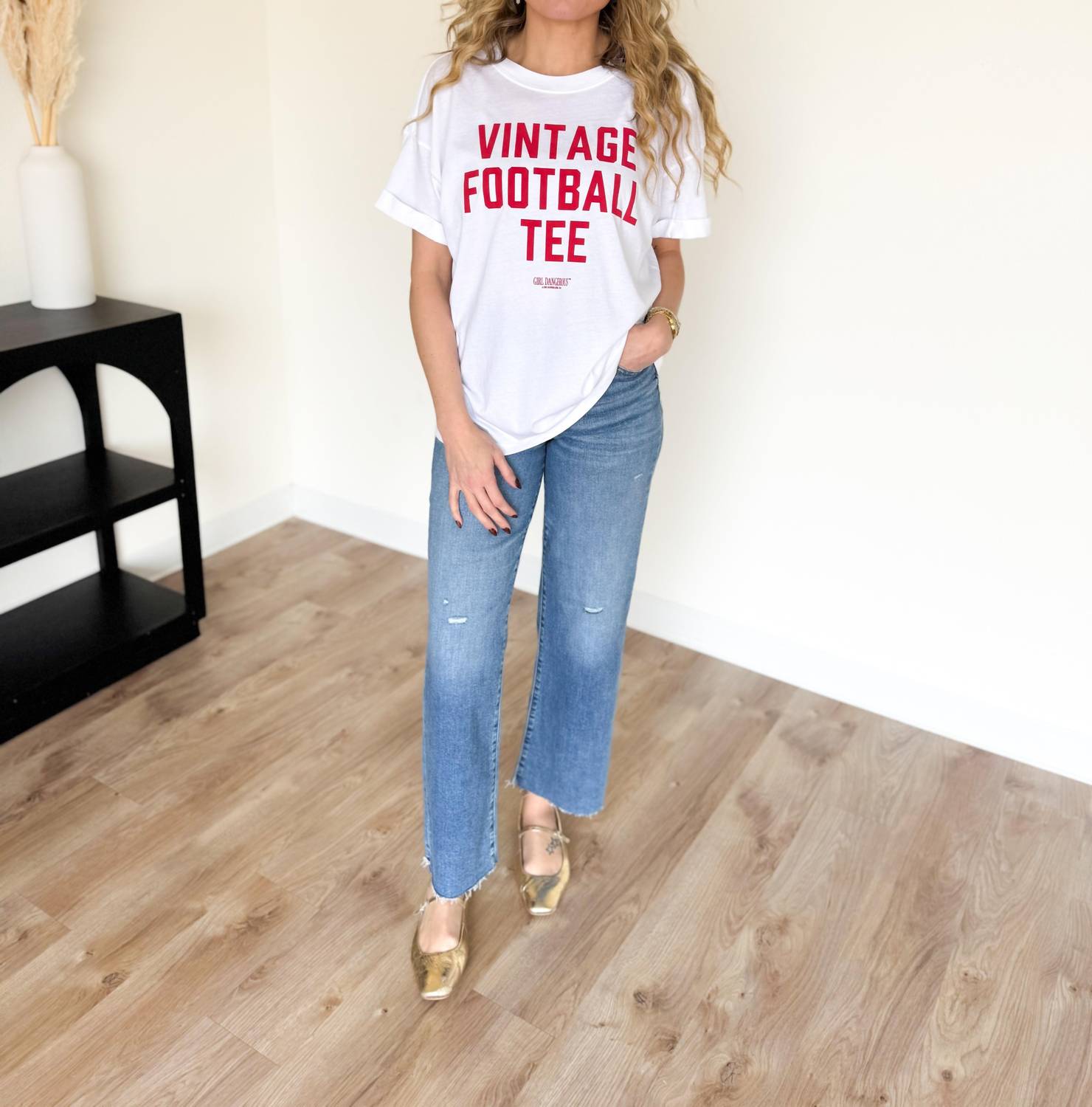 Girl Dangerous - Atlas Vintage Football Tee