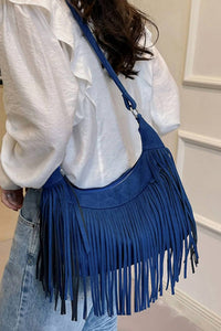 Accity - Women's Tassel Messenger Bag