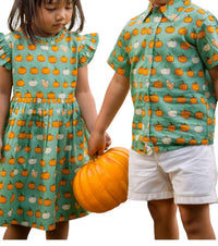 Tuktuk Designs - Boy's Pumpkin Spice Short Sleeve Shirt