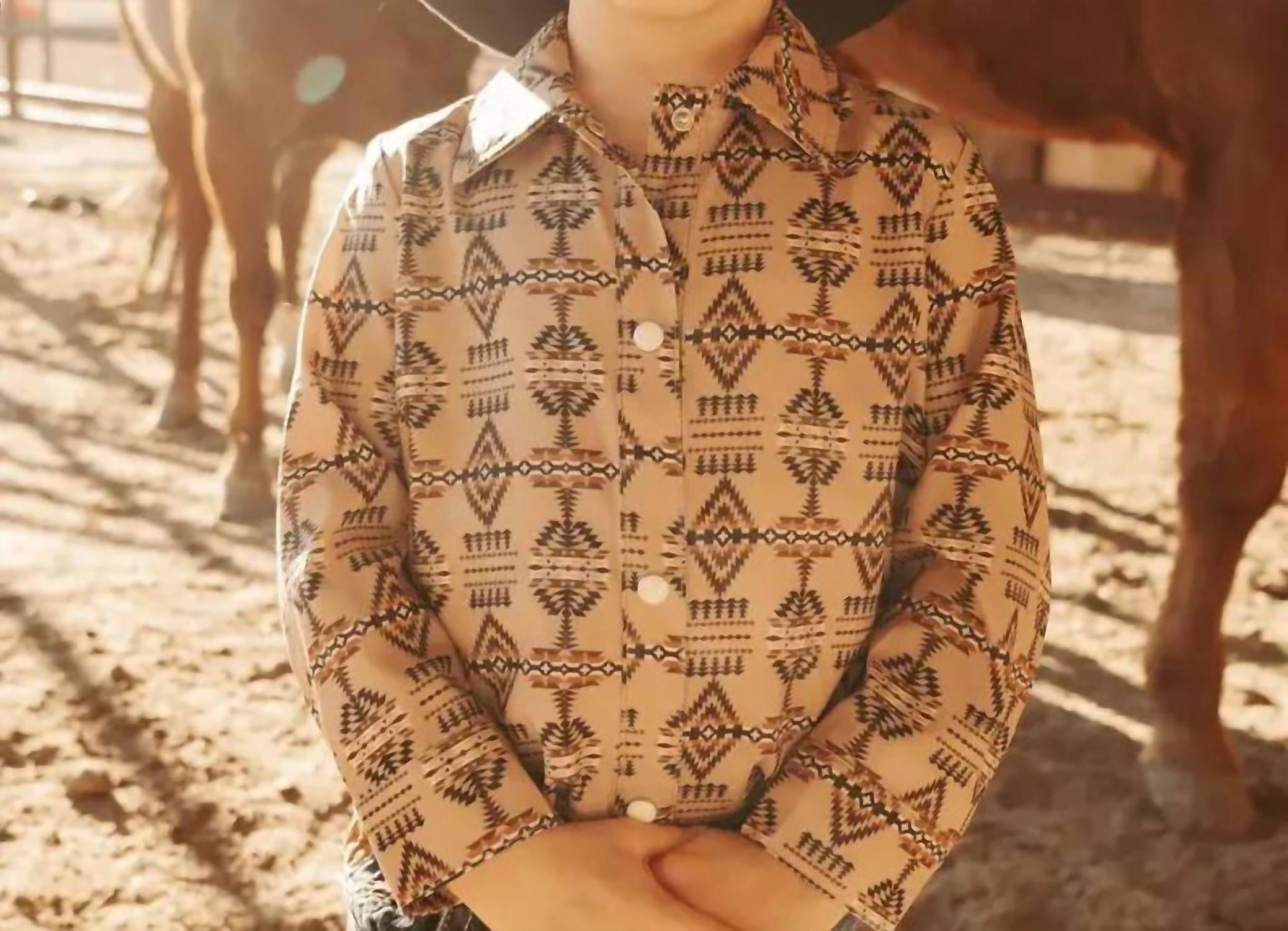 Sterling Kreek - Mini Sitting Bull Button Up Shirt