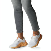 SOREL Women's Kinetic Rnegd Strap Shoes in white - women's sneaker - detail view