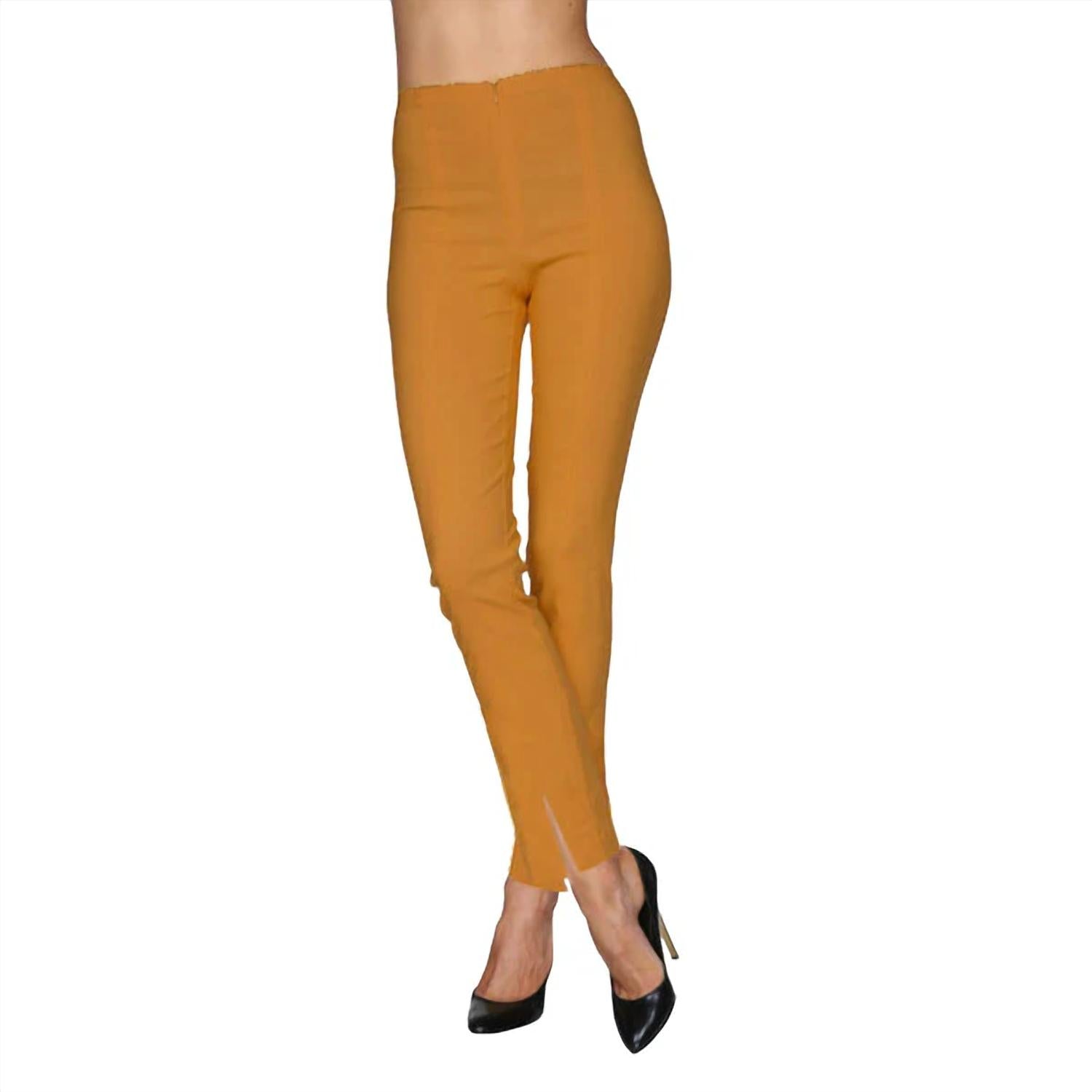 Mesmerize - Zip FrontLong Pants w/slit