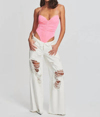 Ser.O.Ya - Ruched Tank Bodysuit