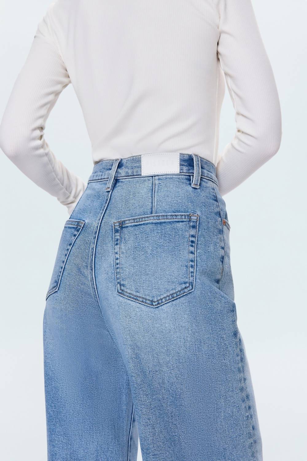PISTOLA Kyra Bowed Ankle Jeans in terrance - women's jeans - view 5
