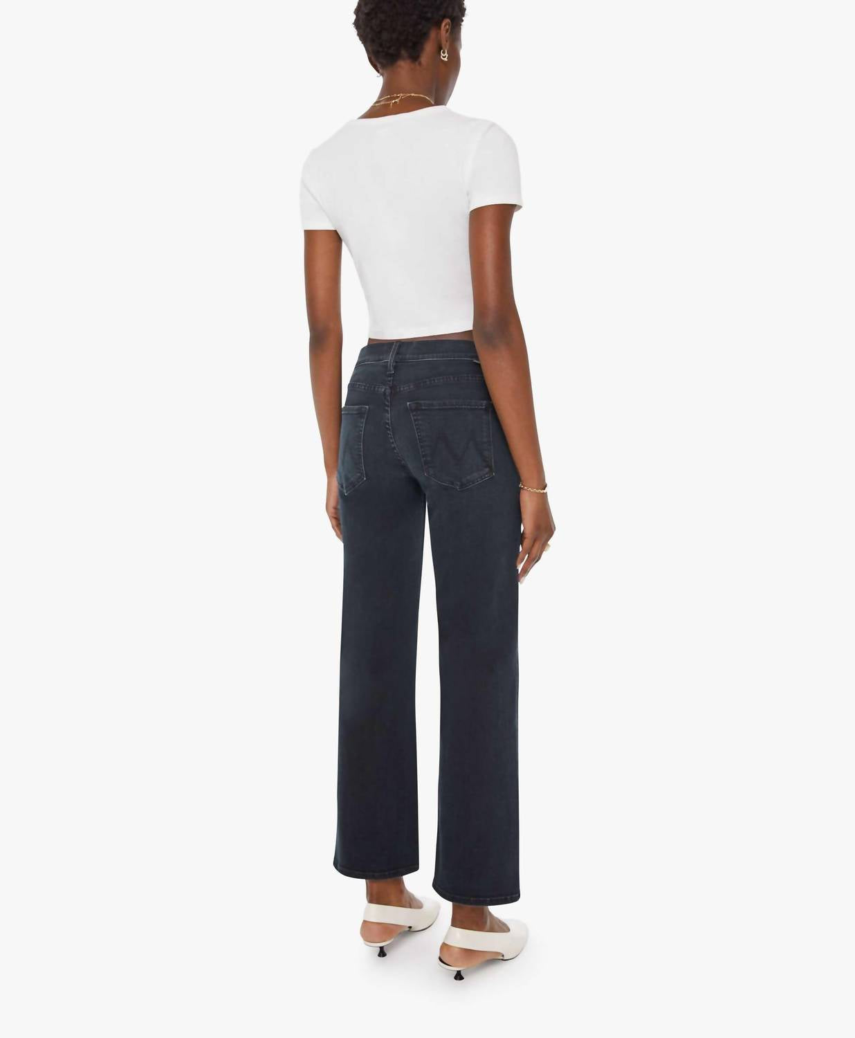 Mother - Mid Rise Zip Rambler Ankle Jeans