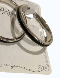 Brighton - Women's Interlock Noir Earrings