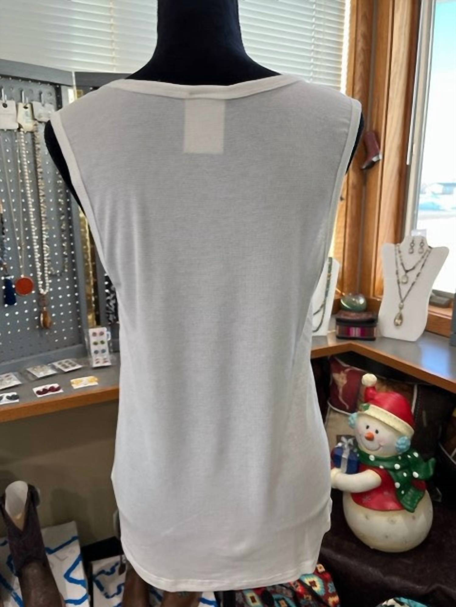 Vocal Apparel - Women's Sleeveless Top With Rhinestones