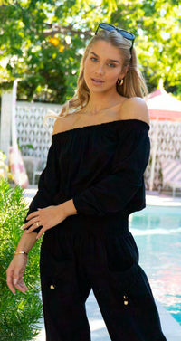 Blanco By Nature - Solange Off Shoulder Top