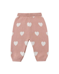 Quincy Mae - Girls' Heart Knit Pant