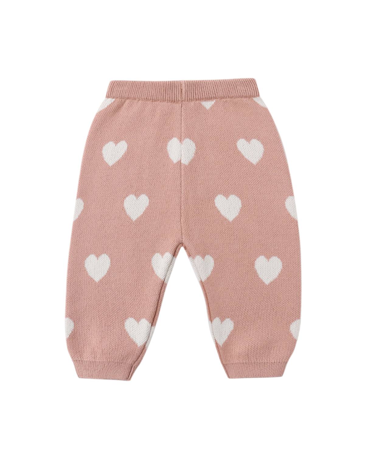 Quincy Mae - Girls' Heart Knit Pant