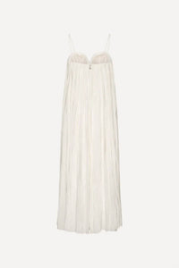 Rotate - PLEATED MIDI STRAP DRESS