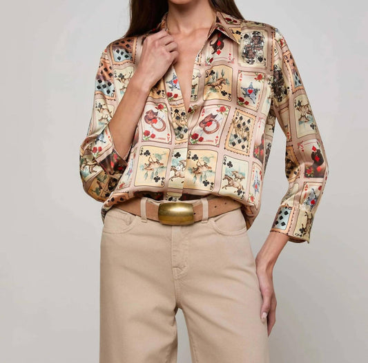 L'Agence - Dani Silk Blouse