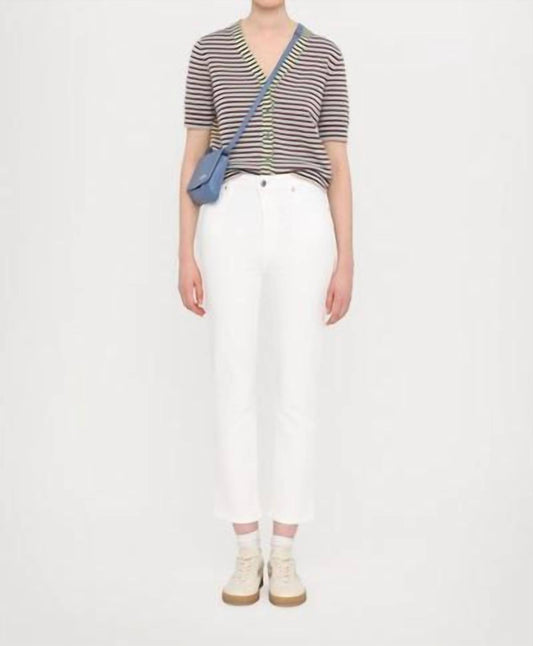 Frame - Pencil Crop Straight Leg Jeans