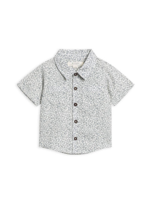 Colored Organics - Kids Graham Linen Collared Button Down Shirt