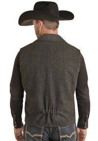 Powder River - Wool Stripe Montana Vest