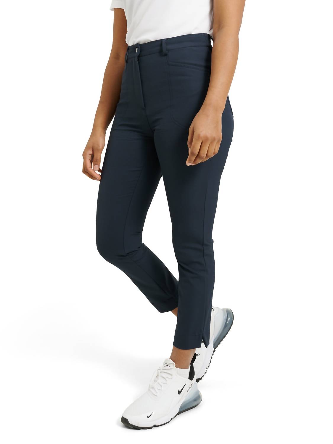 Abacus Sportswear Us - Women Elite 7/8 4-ways Stretch High Waist Golf Trousers