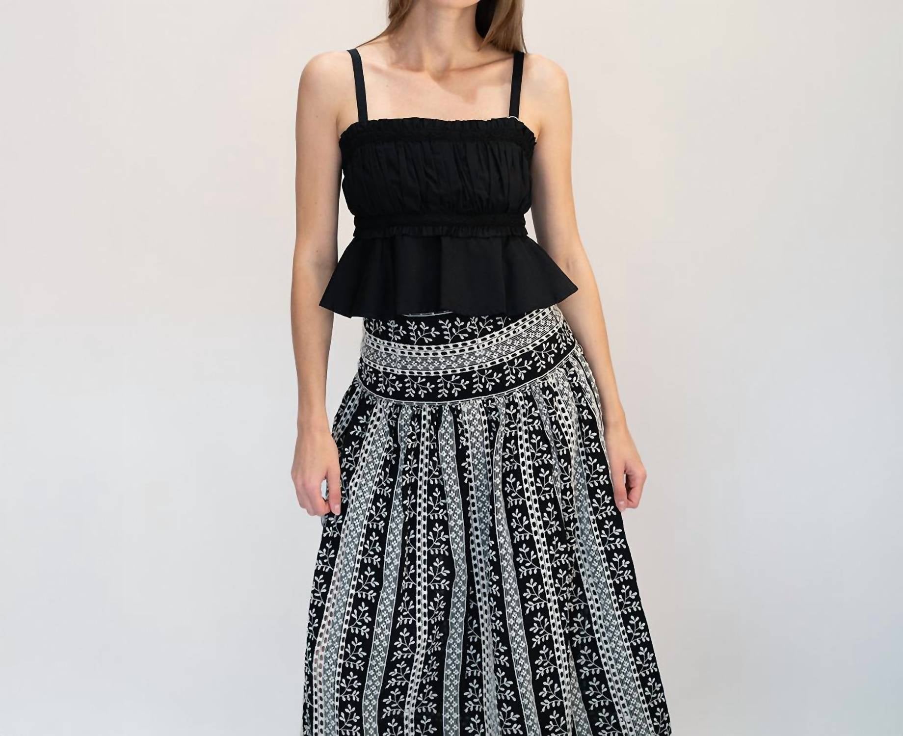 Loretta Caponi - Alissa Peplum Top