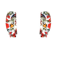Lia Sahara - Women's Cut Out One Piece + Puffed Short Sleeves