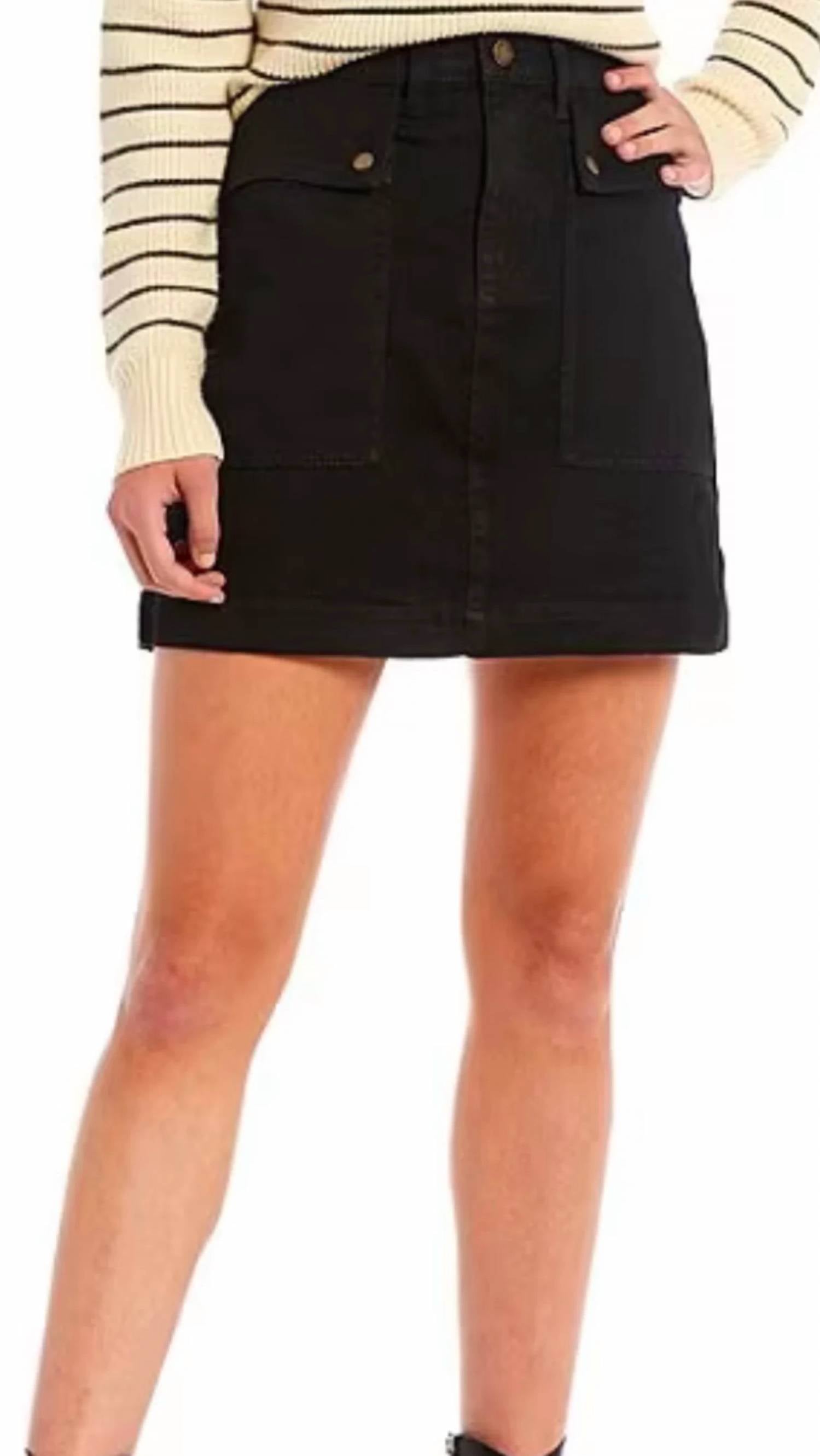 Copper Key - Donnie Denim Cargo Skirt