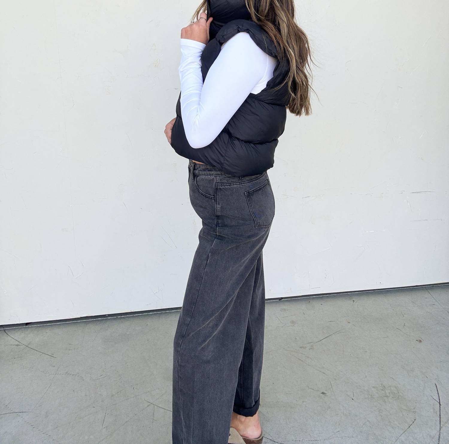 Salty - Cropped Puffer Vest