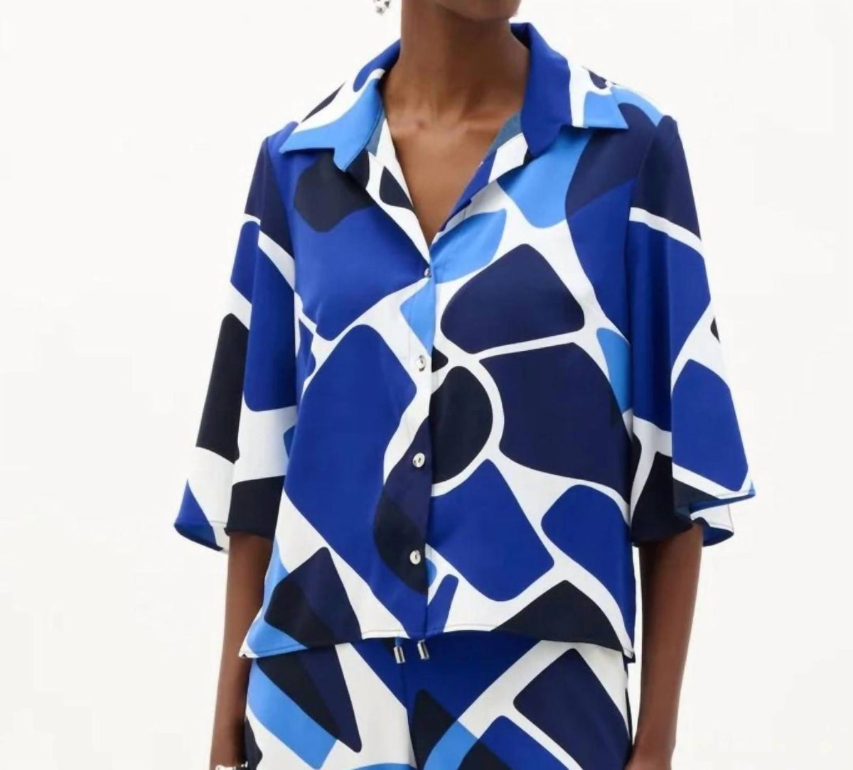 Joseph Ribkoff - Geometric Print Blouse