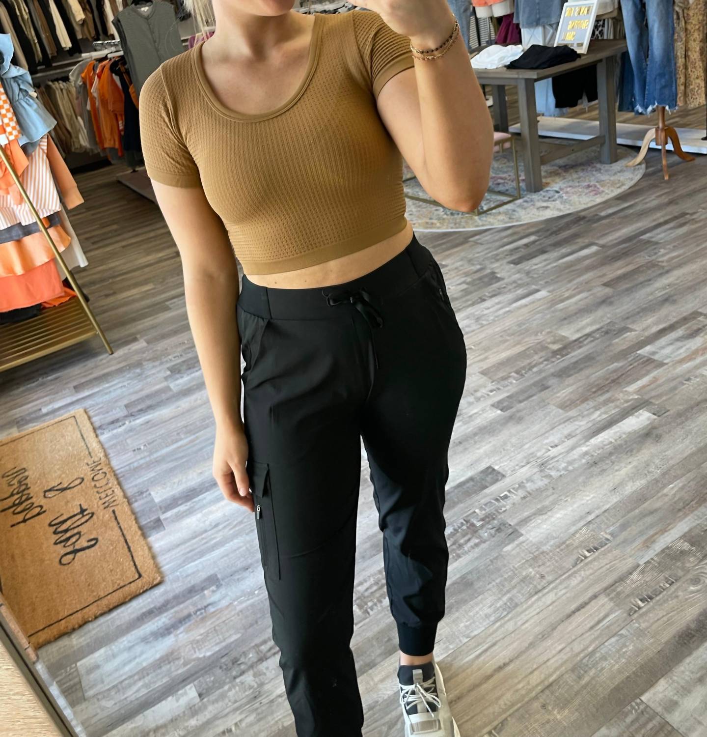 By Together - Seamless Scoop Neck Crop Top