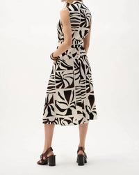 Joseph Ribkoff - Gauze Tropical Print Fit And Flare Dress
