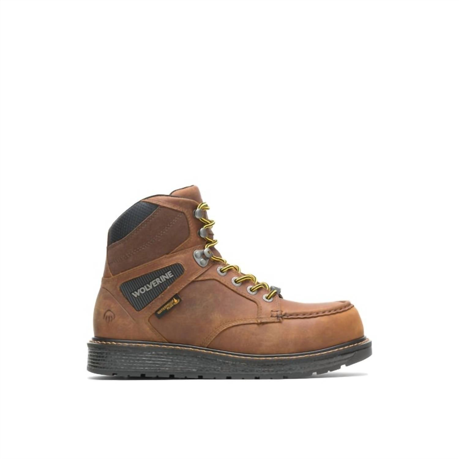 Wolverine - Men's Hellcat Ultraspring™ Moc Toe Wedge 6" Waterproof Carbonmax® Work Boots
