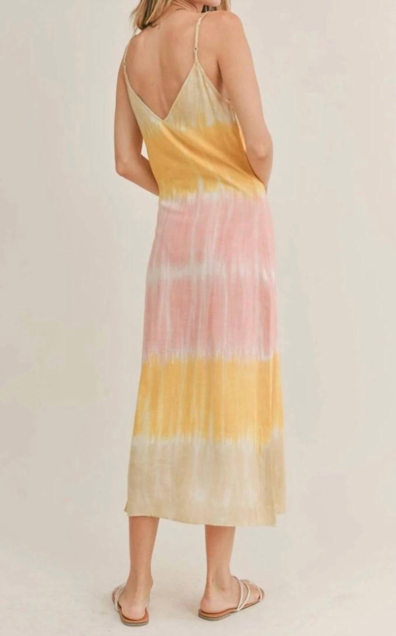 Sadie & Sage - Free Spirit Tie Dye Maxi Dress