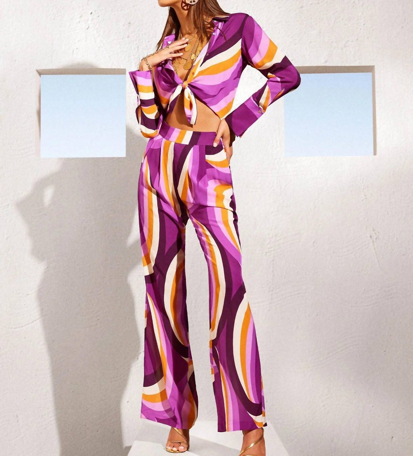 Ramy Brook - Octavia Wide Leg Pants