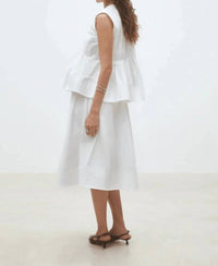 Suncoo - Faye Plain Midi Skirt
