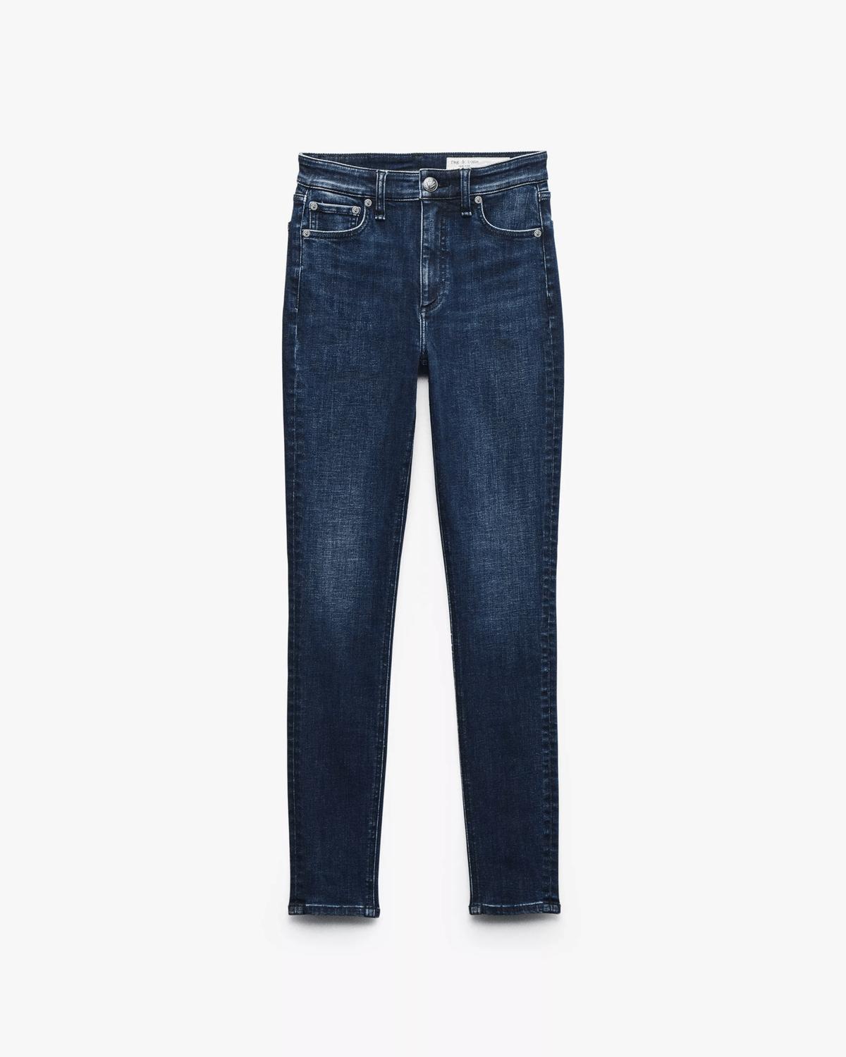 Rag & Bone Nina Skinny Jeans in lulu 1 - women's jeans - view 6