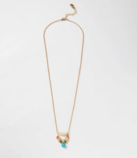 Anne Vaughan - Women's Charm Cluster Necklace