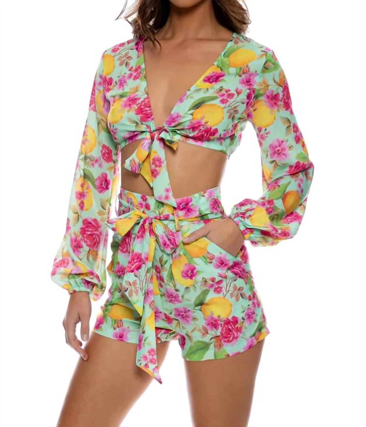 Luli Fama - Limoncello Crop Top