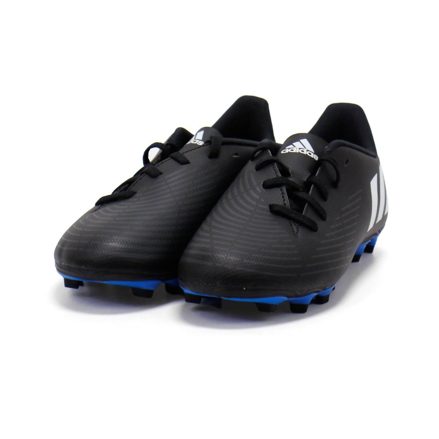 adidas Boy's Predator Edge.4 Flexible Ground Soccer Cleats in core black - kids' sneaker