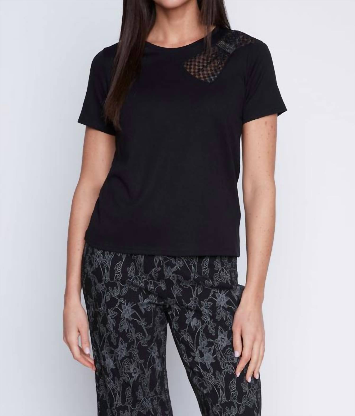 Leo Ugo - Tata Bow With Crystal Tee