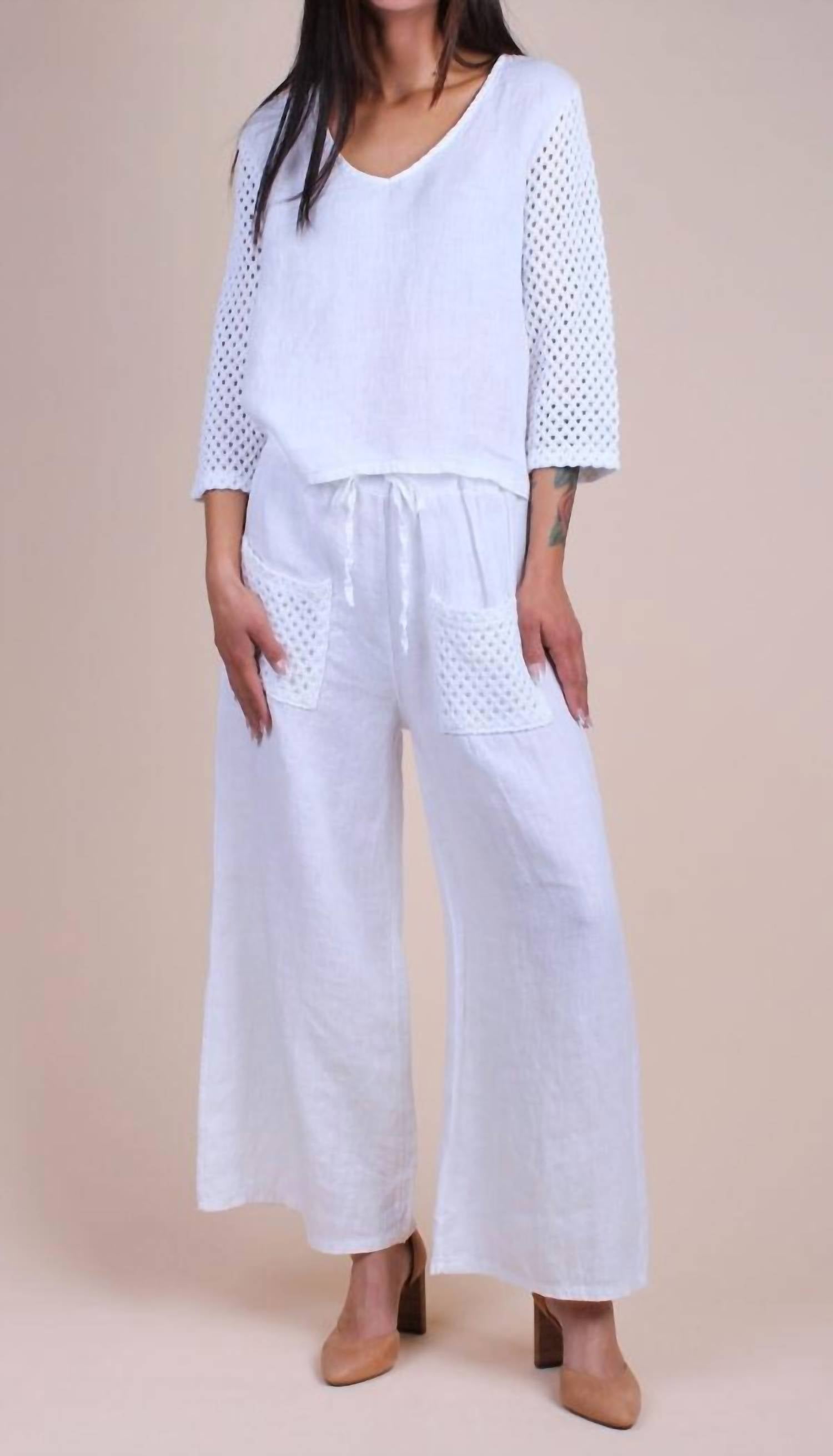 Gigi Moda - Primavera Linen Pant