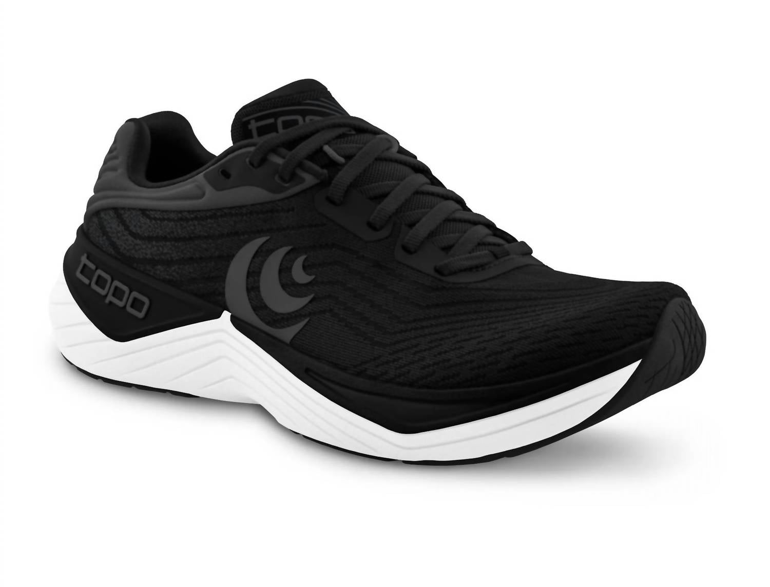 Topo Athletic Women's Ultrafly 5 Running Shoes in black white 1 - women's shoe