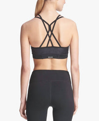 Dkny - Glitter Strappy Back Low Impact Sports Bra