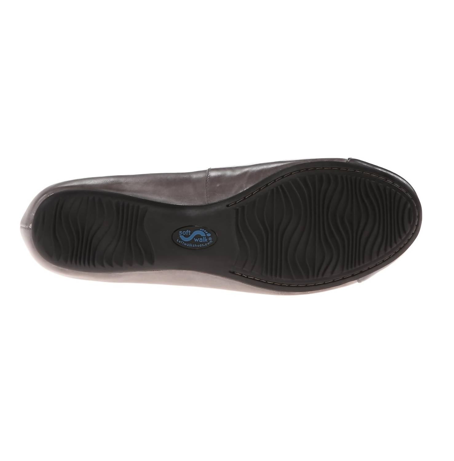 Softwalk Women's Napa Ballet Flats in grey - women's flats - view 7
