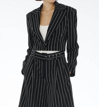 Toccin - Jet/optic Pinstripe Georgia Vest