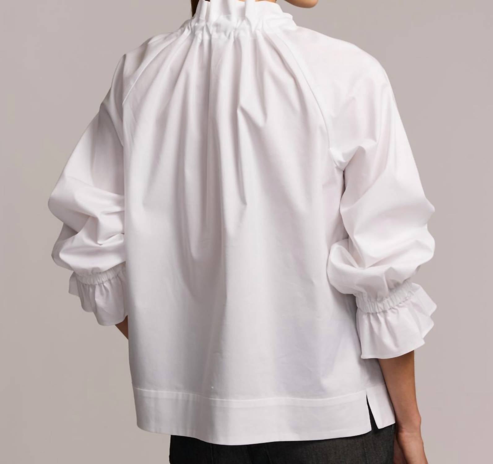 Hinson Wu - Alina Long Sleeve Blouse