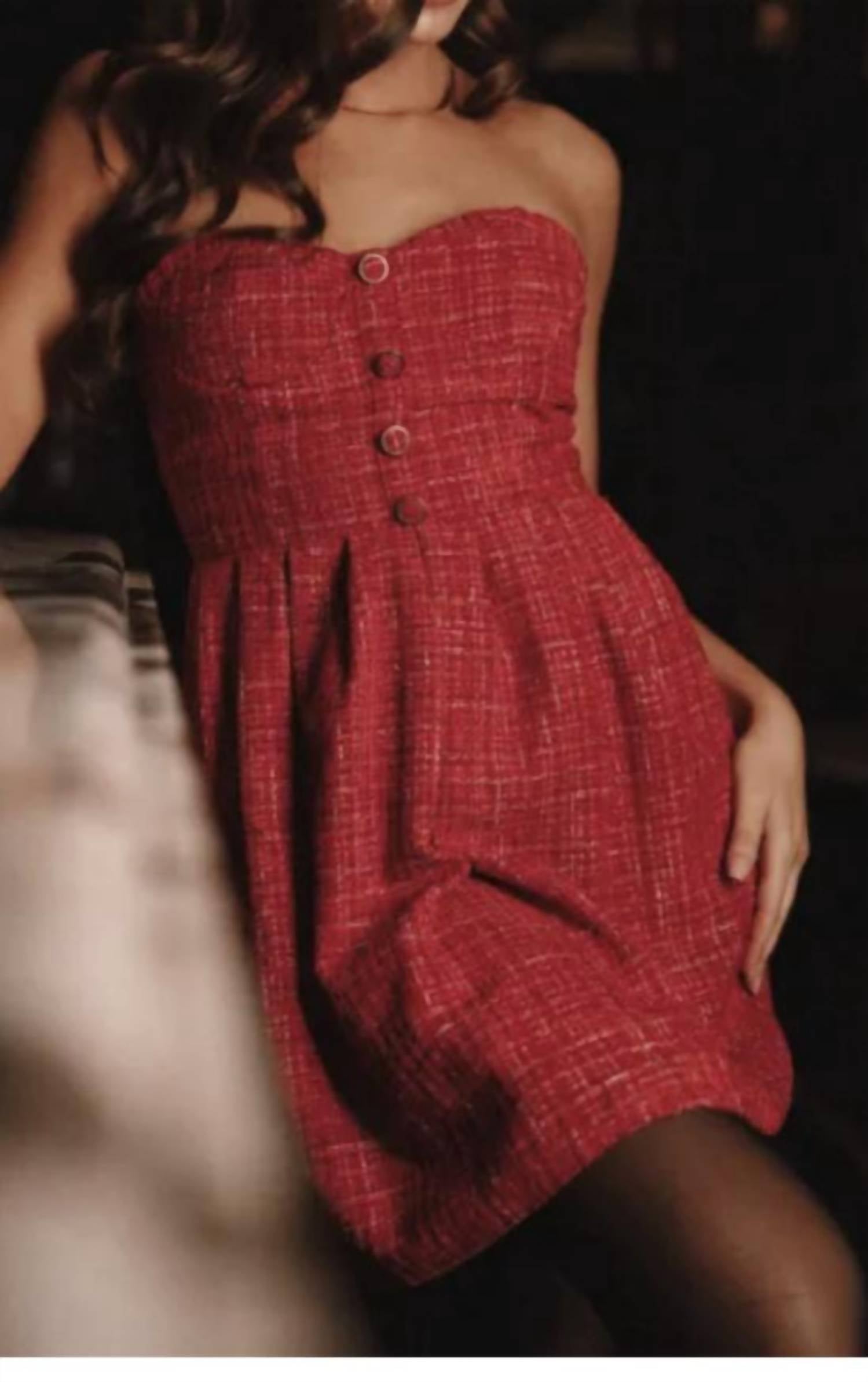 Storia - Tweed Mini Dress