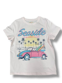 Paper Flower - Girl's Seaside Graphic Tee