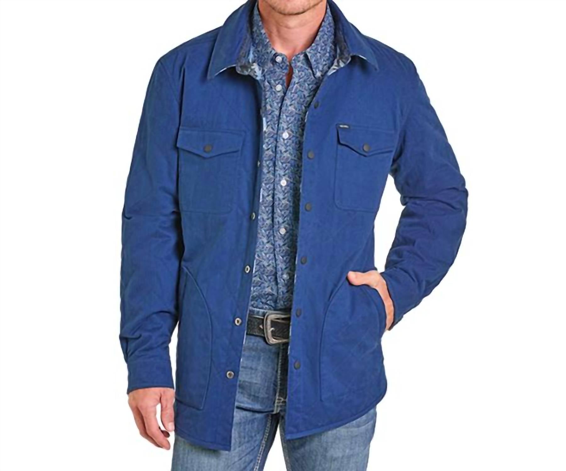 Rock & Roll Denim - Men's Reversible Aztec Shacket