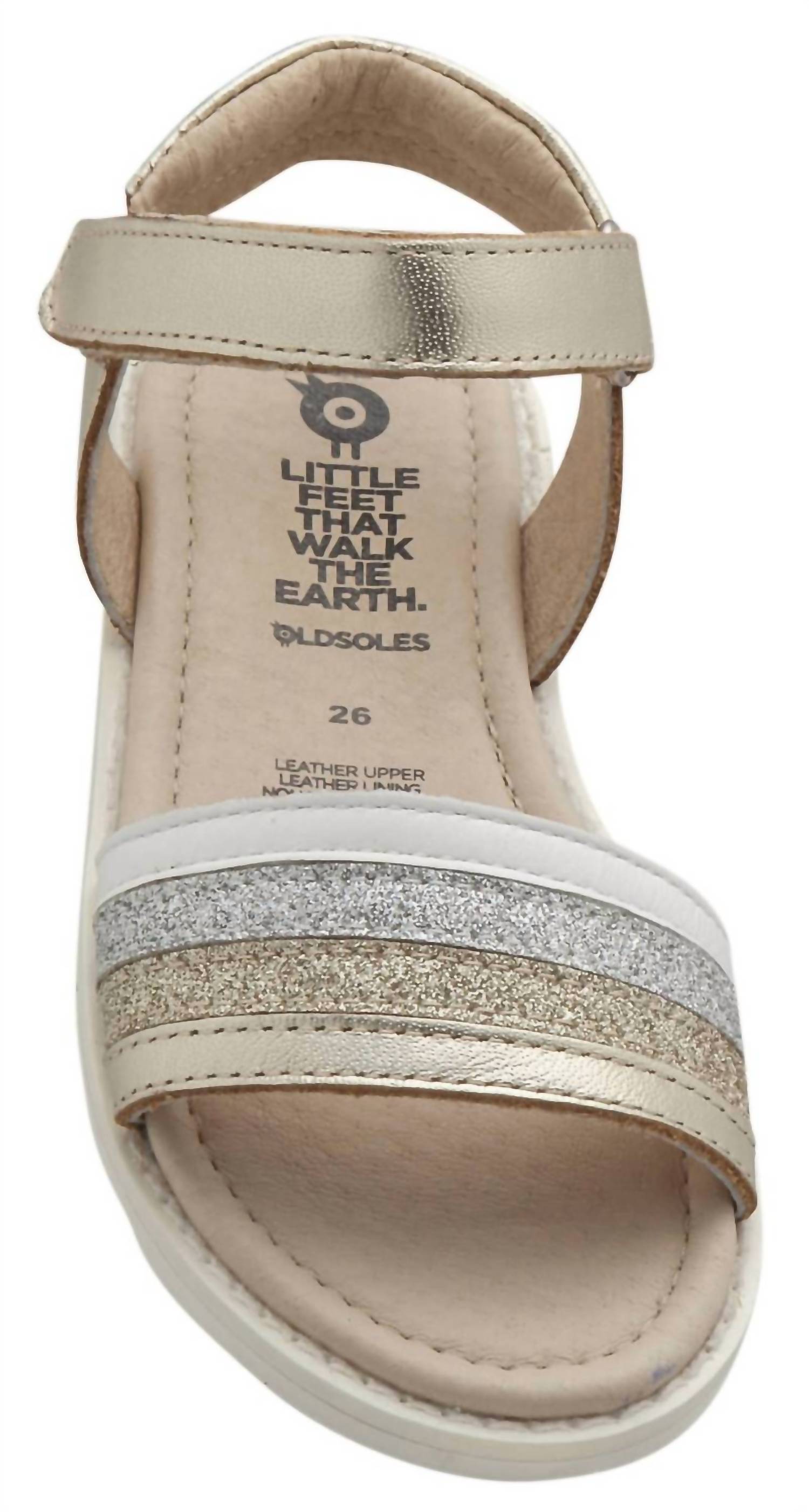 Oldsoles - Girls 7019 Colour Pot Leather Sandals