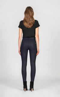 BLACK ORCHID Gisele High Rise Super Skinny Jeans in blue star - women's jeans - view 4