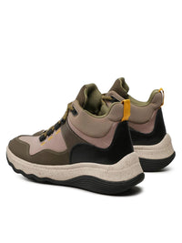 Clarks Women's Jaunt Lo Ankle Boot in dark olive combi - women's shoe - alternate view