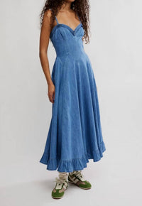 Free People - Another Season Midi Dress